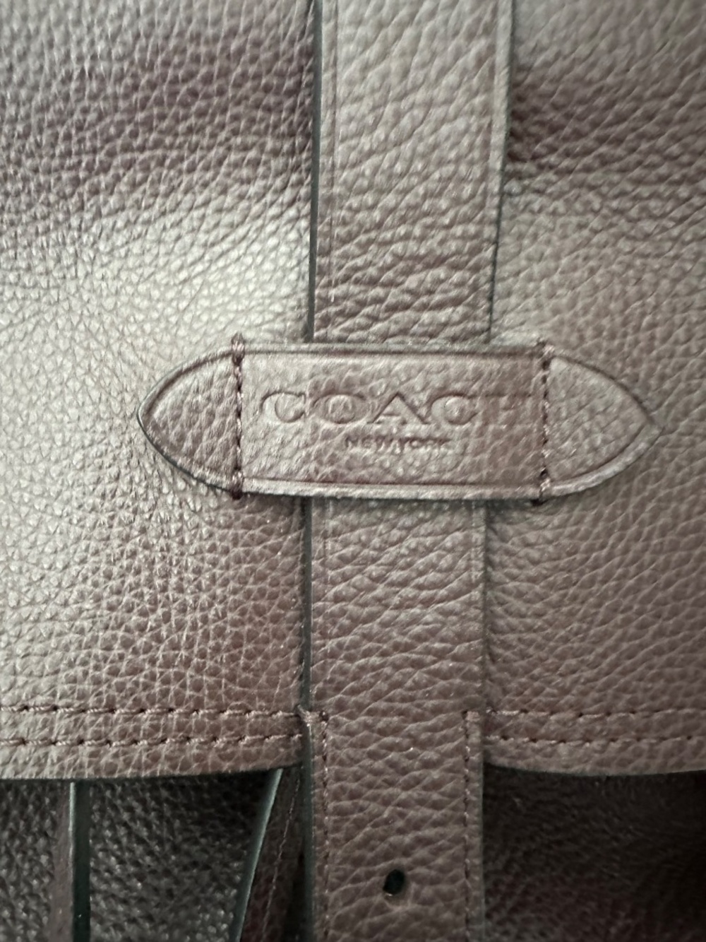 Coach Leather Backpack - Picture 2 of 8
